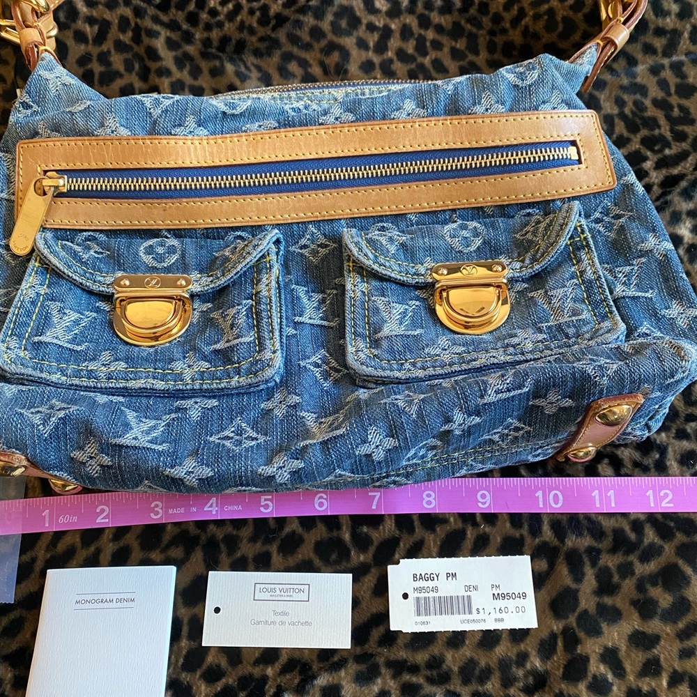 Louis Vuitton Monogram Denim - Picture 1 of 12